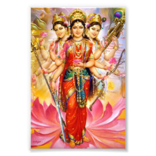 Tridevi tryck (4" x 6")