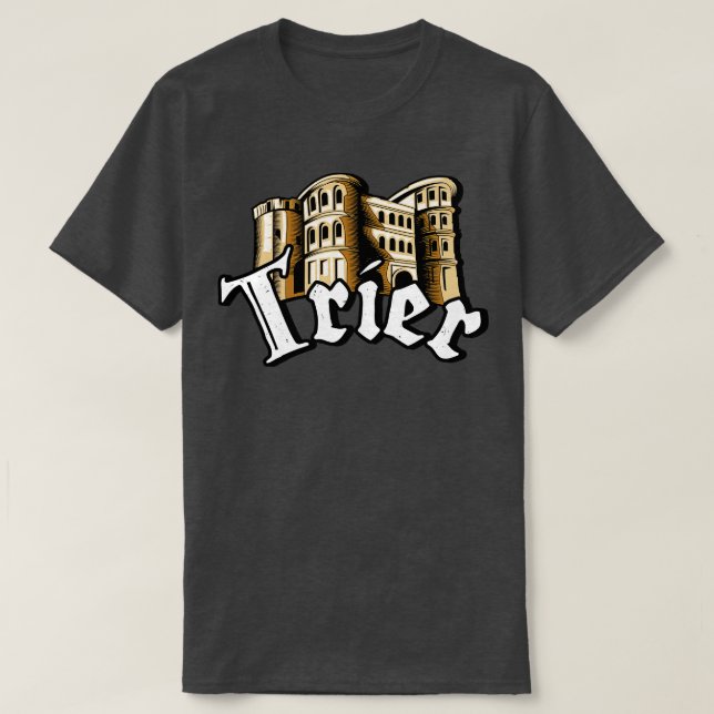 Trier City Porta Nigra Moselle Home T Shirt (Design framsida)