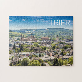 Trier Cityscape Panorama Moselle Tyskland Souvenir Pussel