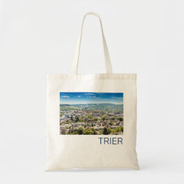Trier Cityscape Panorama Moselle Tyskland Souvenir Tygkasse