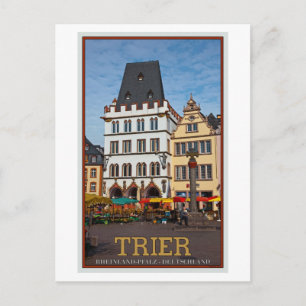 Trier - Hauptmarkt Stone Kor Vykort