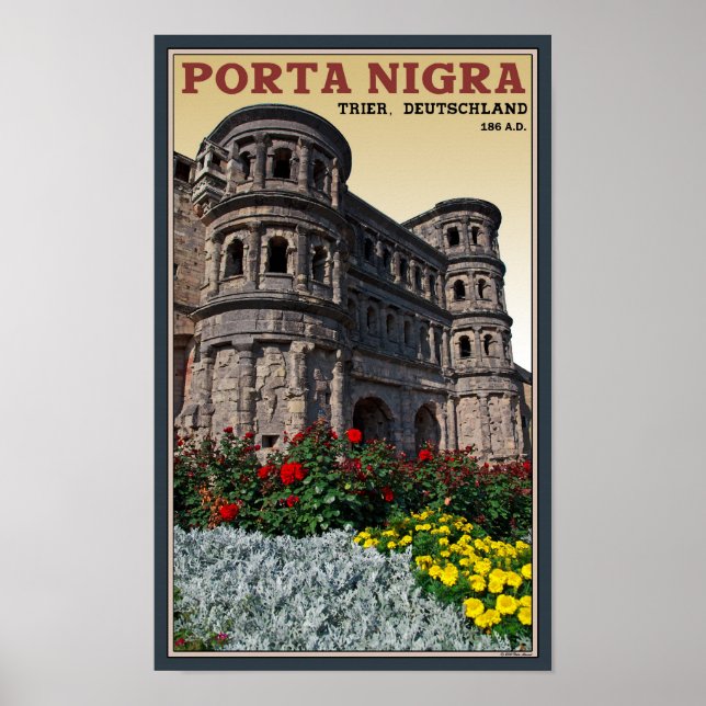 Trier - Porta Nigra Poster (Framsidan)