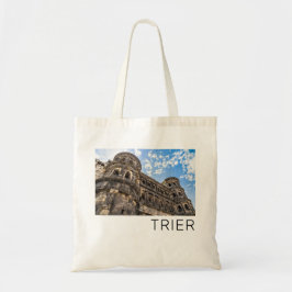 Trier Porta Nigra Rheeland Palatinate Tyskland Tygkasse