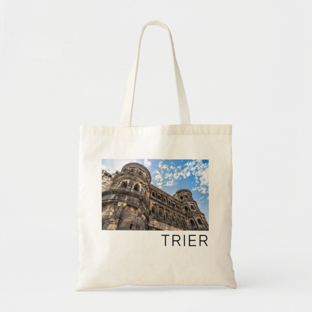 Trier Porta Nigra Rheeland Palatinate Tyskland Tygkasse (Framsidan)