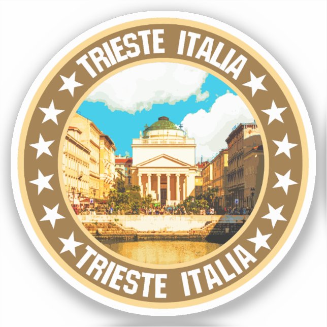 Trieste Klistermärken (Framsida)