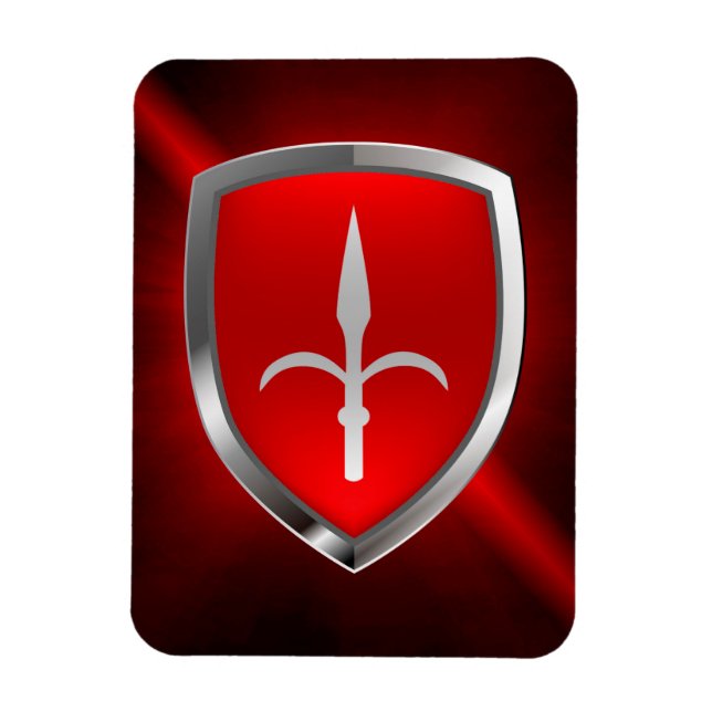 Trieste Mettalic Emblem Magnet (Vertikal)