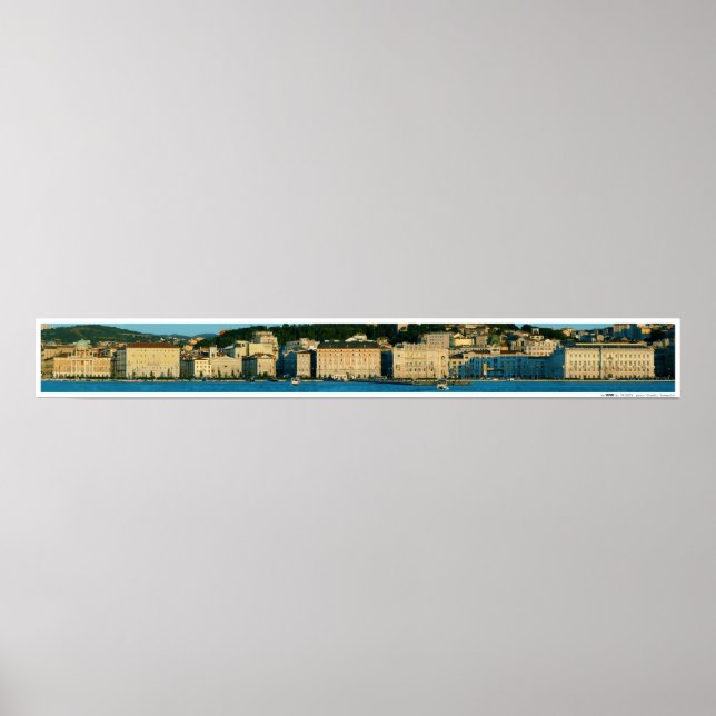Trieste panoramica poster (Framsidan)