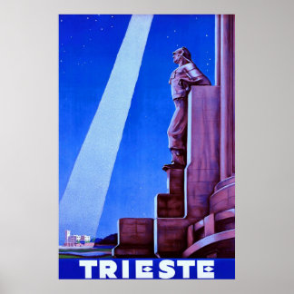 Trieste ~ Vintage Italy Travel Poster