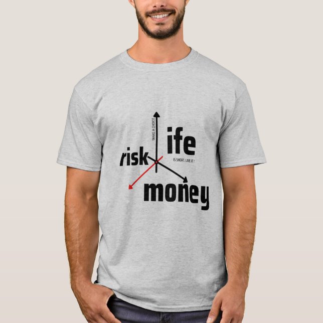 Trifecta of Choices Basic T-Shirt (Framsida)