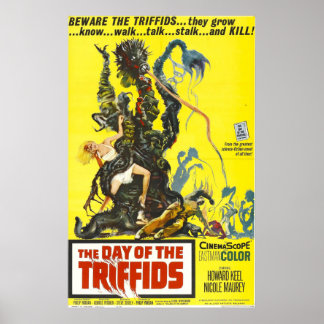 Triffidernas dag - Vintagens skräckfilm Poster