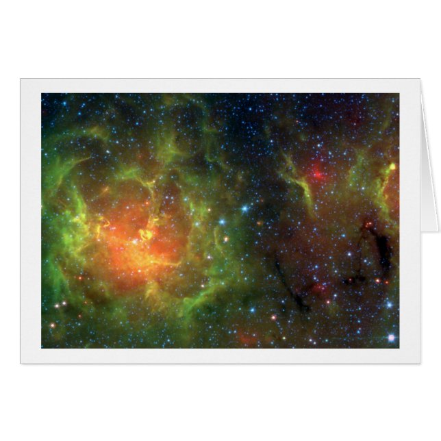 Trifid Nebula Hälsningskort (Framsidan Horizontal)