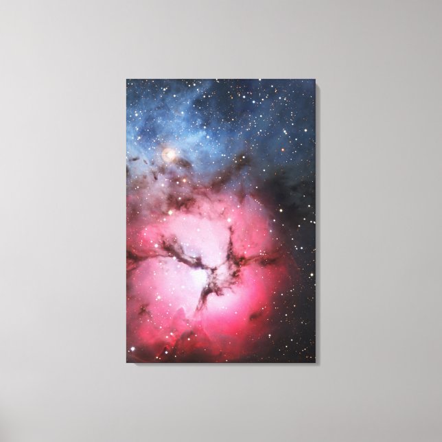 Trifid Nebula, Messier 16 - Creation-pelare Canvastryck (Framsida)