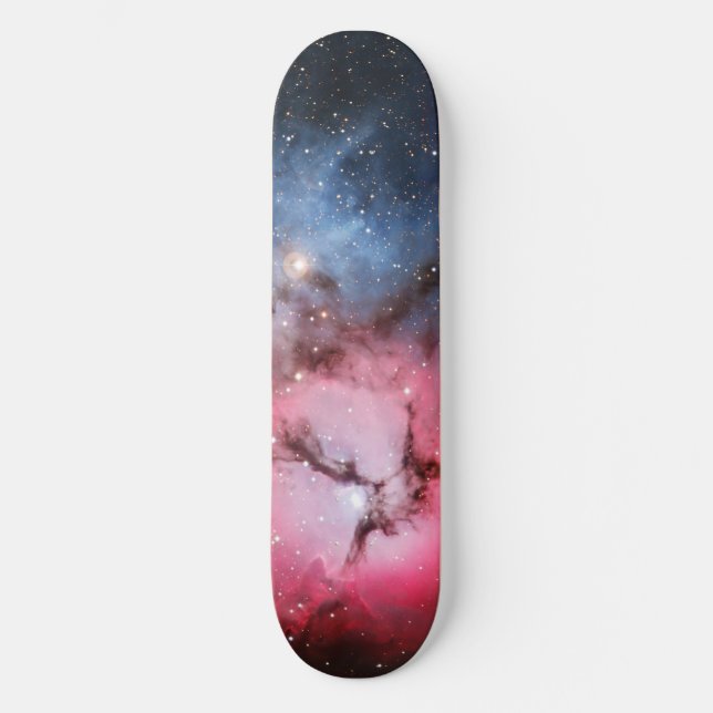 Trifid Nebula, Messier 16 - Creation-pelare Skateboard Bräda 20,5 Cm (Framsida)