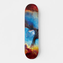 Trifidnebulosan Färgrik Hubble Rymdfoto Skateboard Bräda 20 Cm