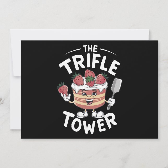 Trifle Tower jul Julkort (Framsida)