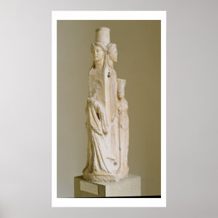 Triform Herm of Hecate, Marble skulpture, Attic pe Poster