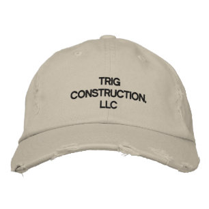 Trig Construction, LLC Hat Broderad Keps