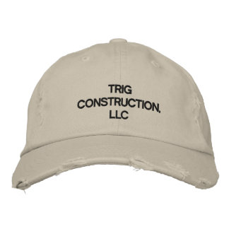Trig Construction, LLC Hat Broderad Keps