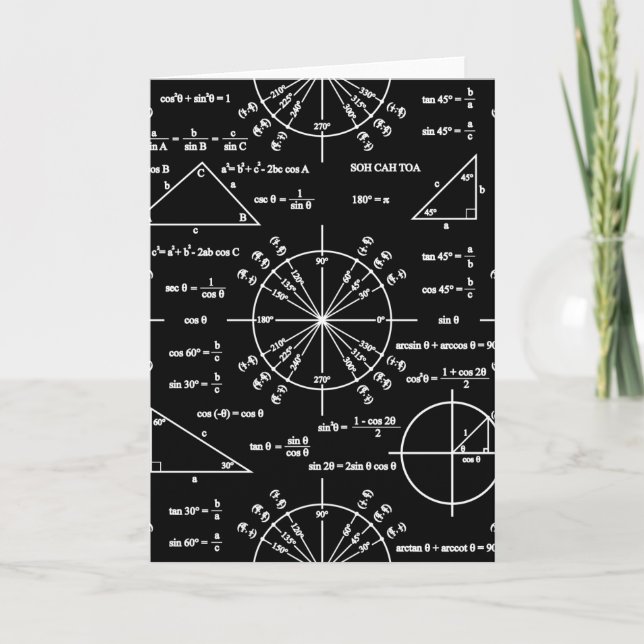 Trig & trianglar kort (Framsida)