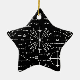 Trig & Triangles Julgransprydnad Keramik