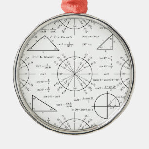 Trig & Triangles Julgransprydnad Metall