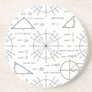 Trig & Triangles Underlägg Sandsten