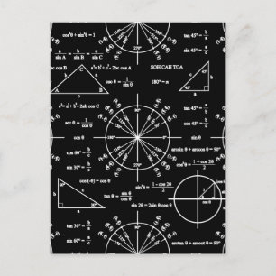 Trig & Triangles Vykort