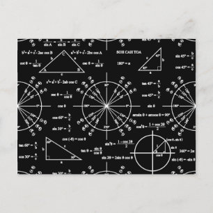 Trig & Triangles Vykort