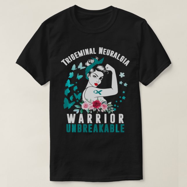 Trigeminal Neuralgia Awareness Chronic Face Pain T Shirt (Design framsida)