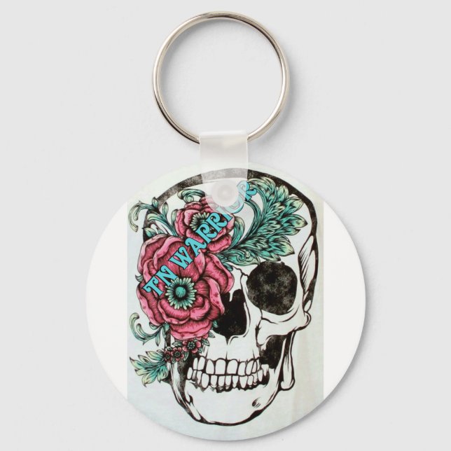 Trigeminal Neuralgia Awareness Nyckelring (Framsida)