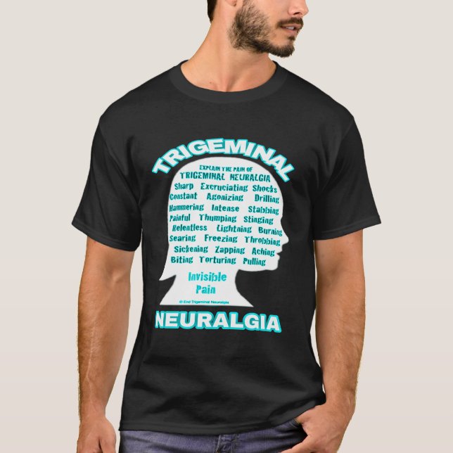 Trigeminal Neuralgia Disease Långärmad Tshirts T (Framsida)