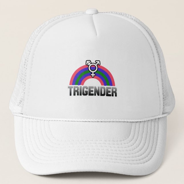 Trigender stolthet keps (Framsida)
