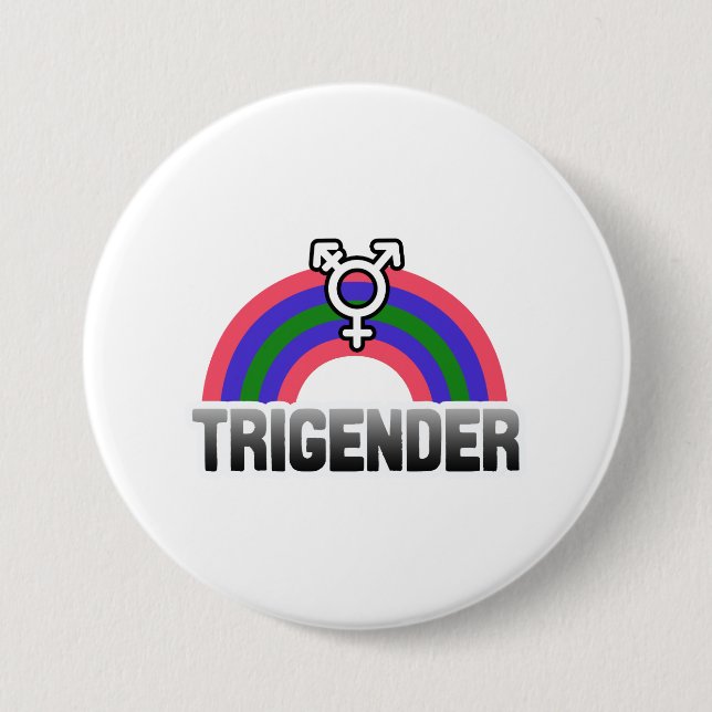 Trigender stolthet knapp (Framsida)