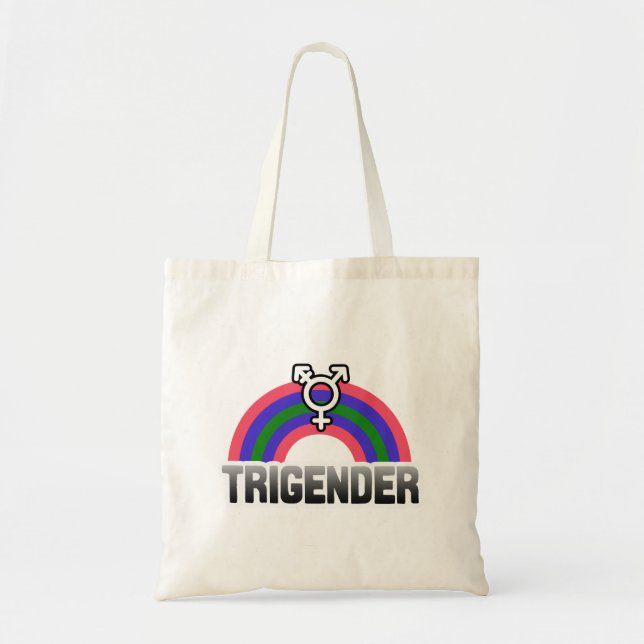 Trigender stolthet tygkasse (Framsidan)