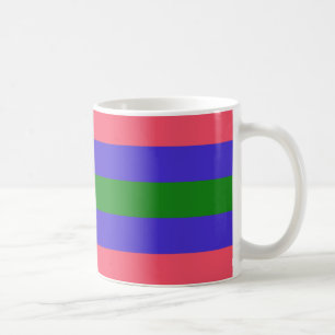 Trigender stolthetsflagga kaffemugg