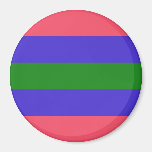 Trigender stolthetsflagga magnet (Framsidan)