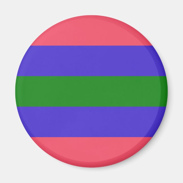 Trigender stolthetsflagga magnet (Framsidan)