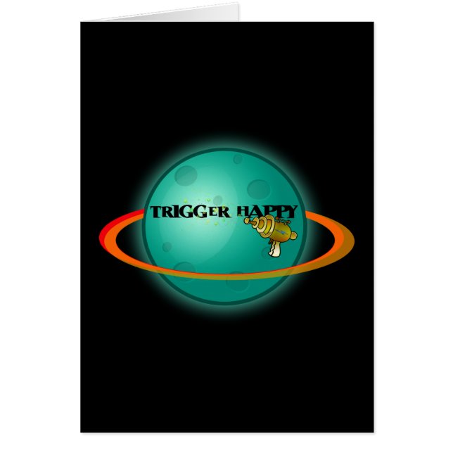 Trigger Lycklig Hälsningskort (Framsidan)