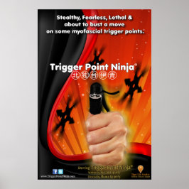 Trigger Point Ninja® 1 Lakan Poster