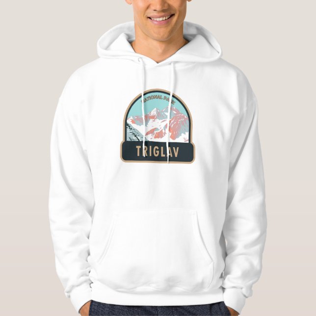 Triglav National Park Mount Triglav Slovenien Hoodie (Framsida)