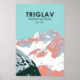 Triglav National Park Mount Triglav Slovenien Poster
