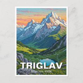 Triglav National Park Slovenien Travel Vykort