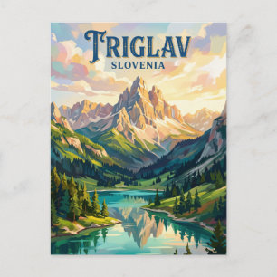 Triglavs nationalpark Slovenien Vykort