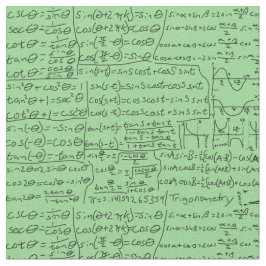 Trigonometri Lakan, grönt Tyg