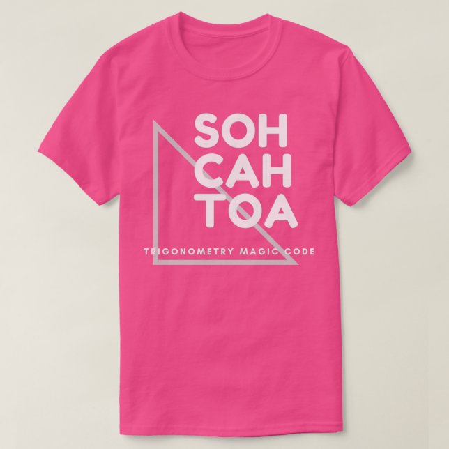 Trigonometri Magic Code T Shirt (Design framsida)