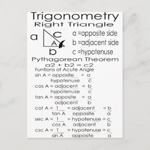 trigonometri vykort