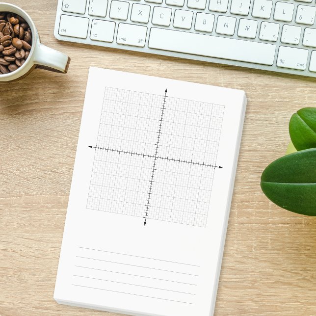 Trigonometri X Y Coordinates Graph Papper Post-it Block (Trigonometry X Y Coordinates Graph Paper Post-it Notes)