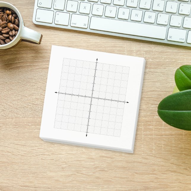 Trigonometri X Y Coordinates Graph Papper Post-it Block (Trigonometry X Y Coordinates Graph Paper Post-it Notes)