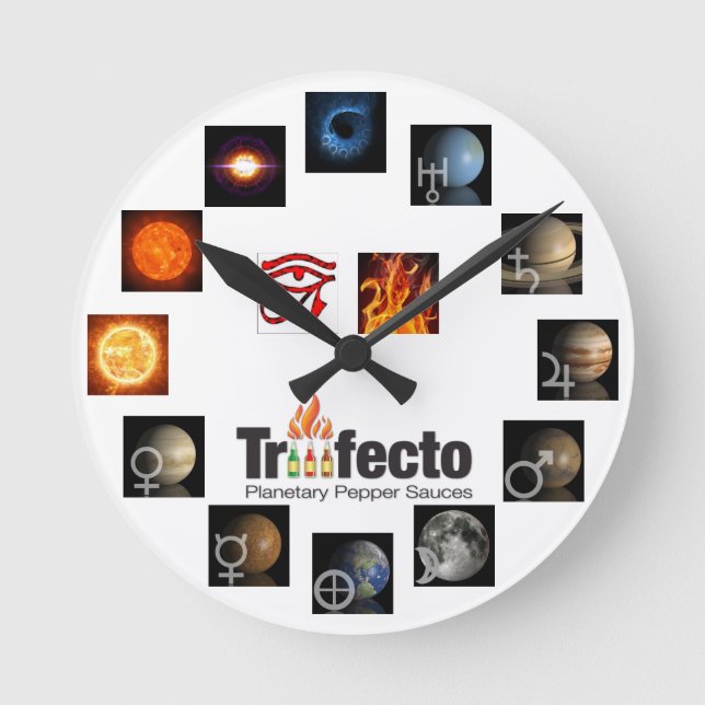 Triifecto Wall Clock Rund Klocka (Framsida)