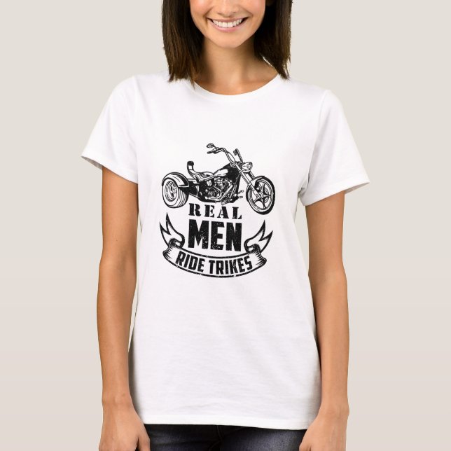 Trike Gifts for Men | Triker Trikes Motorcycle T Shirt (Framsida)